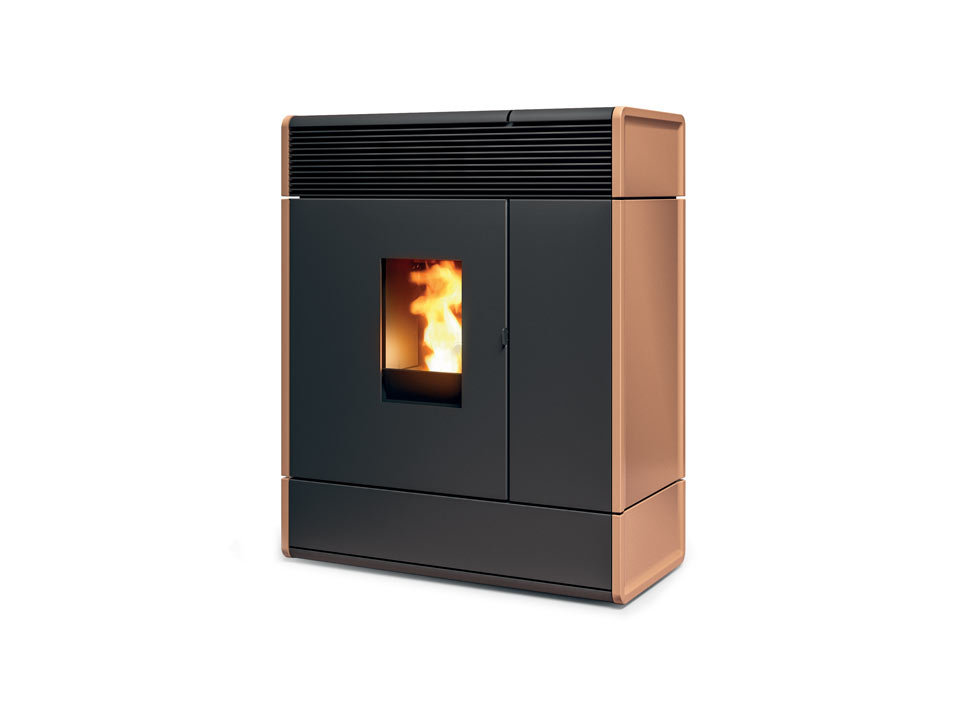 [7121045] Poêle à granulés MCZ AKI Hydro (18,0 kW, Céramique Sand)