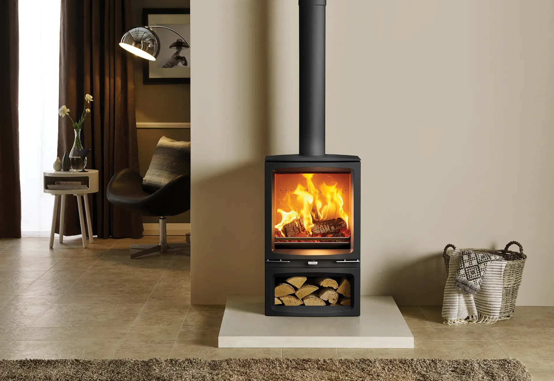 [VG-MEDMU-E] Poêle à bois STOVAX VOGUE MEDIUM (Avec Cendrier)
