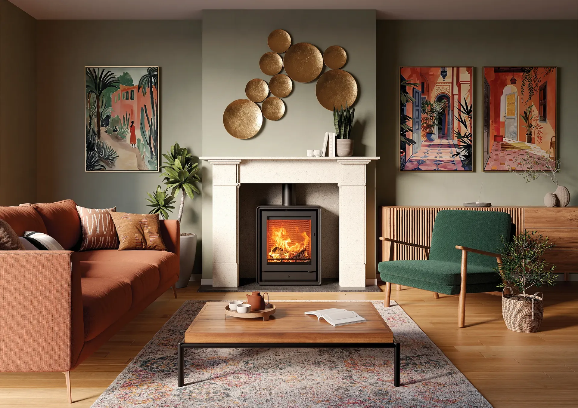 Poêle à bois STOVAX RIVA 2 FREESTANDING 55