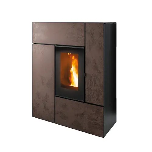 [7126020] Poêle à granulés MCZ FEEL AIR MATIC CORE (10,0 kW, Materia Corten, R - Arrière)