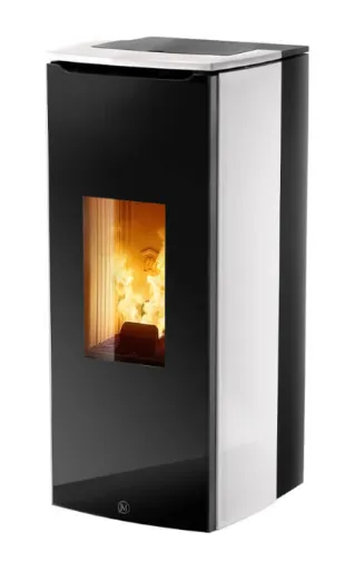 [ODETTE/2/6KW/C/1] Poêle à granulés - Jolly Mec ODETTE (6KW, Verre blanc, XUP - Conduit coaxial)