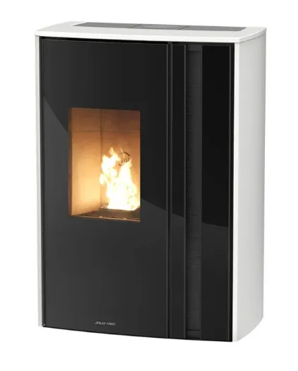[MELTEMI/12KW/C/1] Poêle à granulés - Jolly Mec MELTEMI (12,0 kW, Verre blanc, XUP - Conduit coaxial)