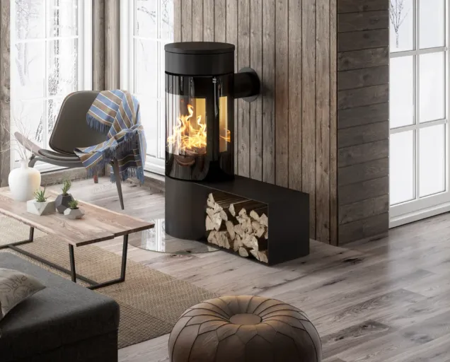 Poêle à bois ATTIKA VIVA 120 L