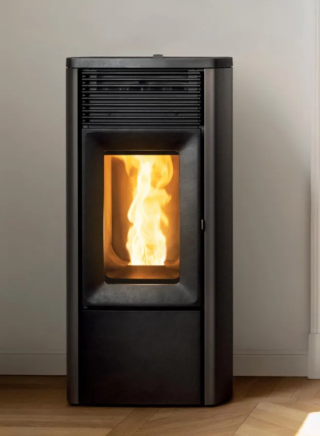 [7122041] Poêle à granulés MCZ EGO C.AIR (Métal Bordeaux, R - Arrière)
