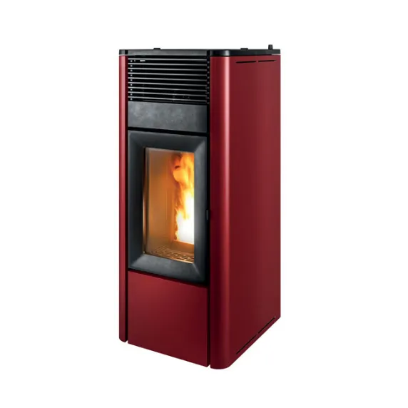 [7122062] Poêle à granulés MCZ TEIA AIR (Métal Bordeaux, R - Arrière)