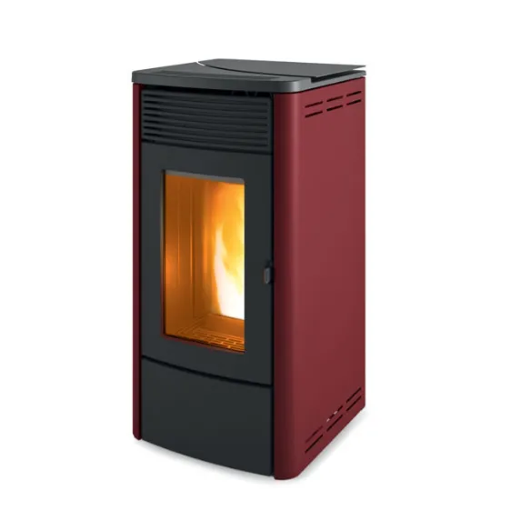 [7122001] Poêle à granulés MCZ TECLA/ALYSSA AIR 6 R (Métal Bordeaux)