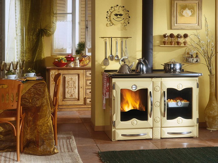 Cuisiniere a bois america extraflame