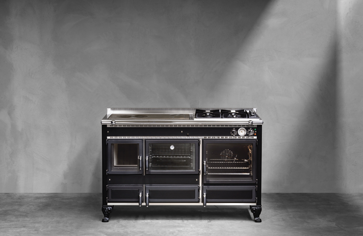 Cuisinière combinée bois CORRADI RUSTICA 140 IGE